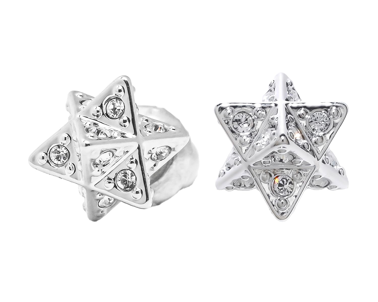 新品未使用SWAROVSKIインフィニティ スタッドピアス　定価19,800円 Una Angelic スタッドピアス, ラウンドカット, パヴェ, ホワイト